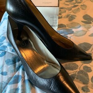 Coach Amy Elegant Black Leather Pumps